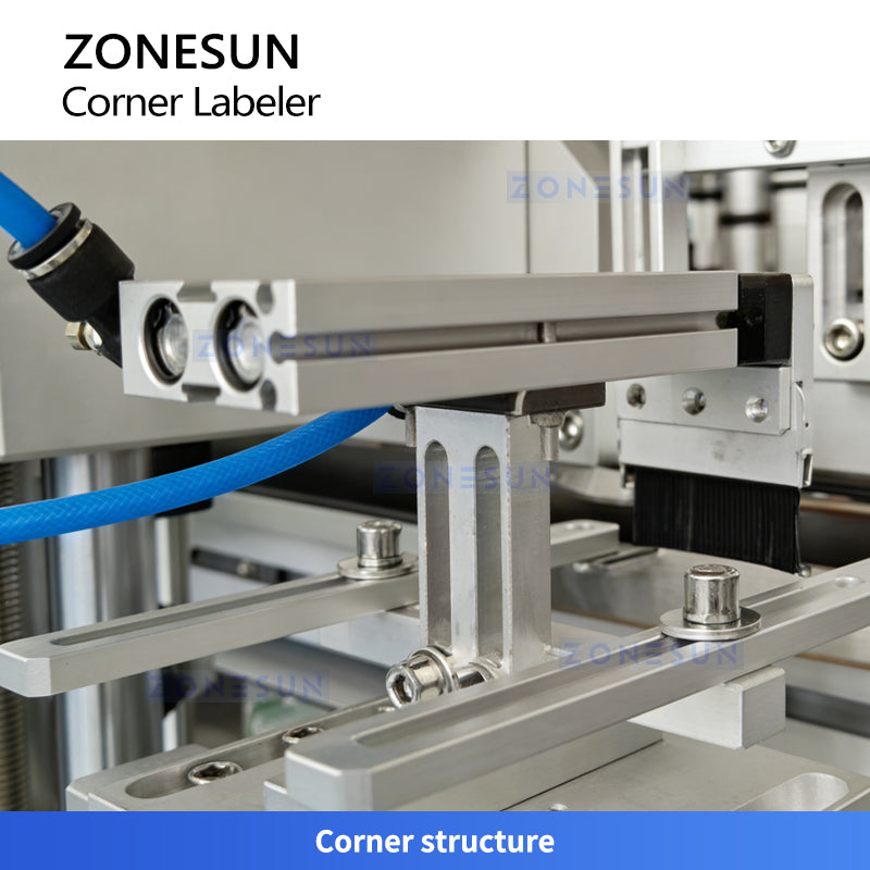 ZONESUN ZS-TB816 Double-Side Anti-Tamper Corner Labeling Machine