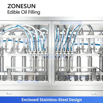 ZONESUN ZS-EVF01 Automatic Multi-Head Piston Edible Oil Filling Machine