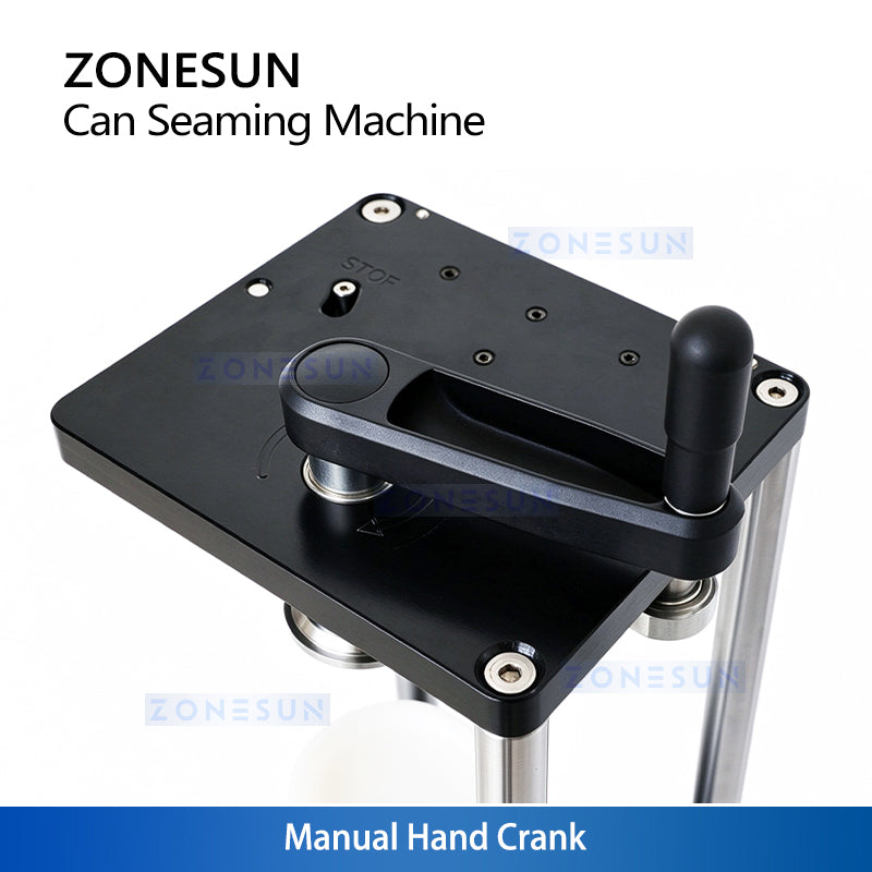 ZONESUN ZS-FJG100 Manual Can Seamer for PET & Aluminum Cans | Home & Small Batch