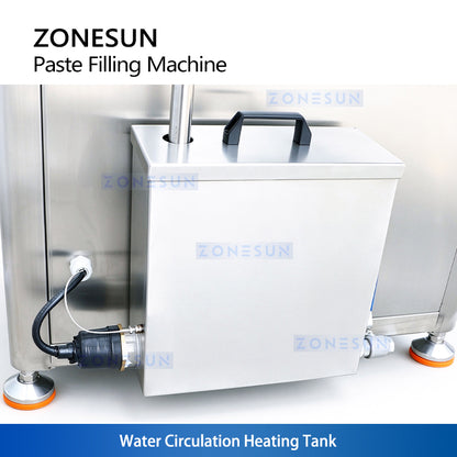 ZONESUN ZS-WCHJ1C Automatic Wax Petroleum Jelly Paste Filler with Heater and Mixer