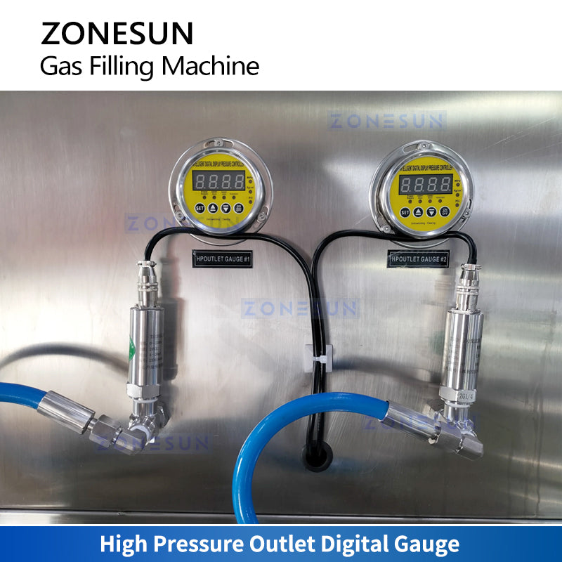 Industrial Efficiency: ZONESUN ZS-FCO4 4-Head High-Pressure CO2 Gas Filling & Packaging Machine