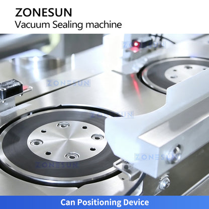 ZONESUN ZS-AFK120 Automatic Vacuum Can Seaming Machine for Milk Powder and Food Cans