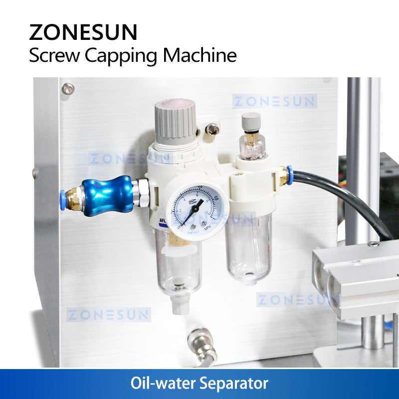 Precise Torque: ZONESUN ZS-XG450S Servo Capping Machine for Jars, Glass Bottles & Metal Cans