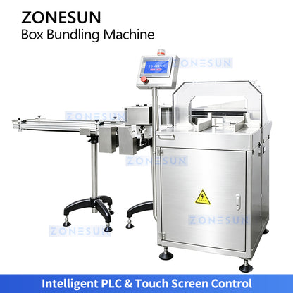 ZONESUN ZS-WK300 Automatic Carton Stacking and Banding Machine for Box Packaging Line