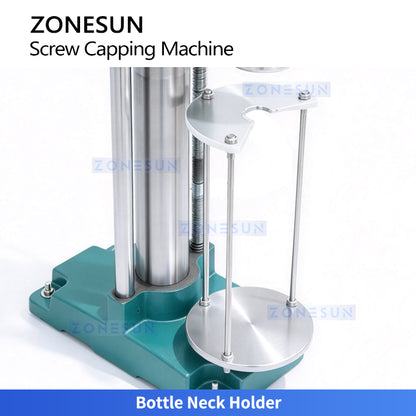 ZONESUN ZS-YG60B2 Semi Automatic 28mm Screw Cap Bottle Capping Machine Adjustable Torque Cap