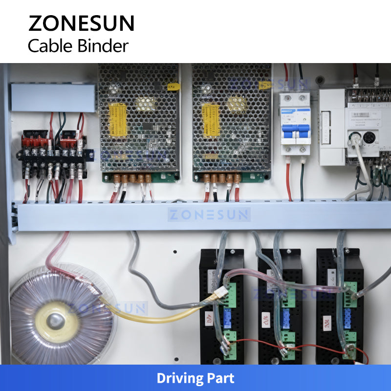 ZONESUN ZS-WTKZ4 Fully Automatic Nylon Cable Tie Machine for Fast Wire Harness Bundling and Cutting