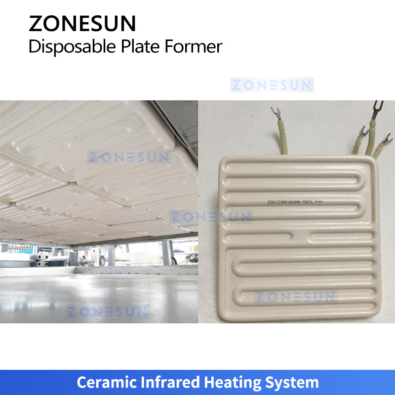 ZONESUN ZS-LK61 Automatic Disposable Plastic Plate Thermoforming Machine for Trays & Food Containers