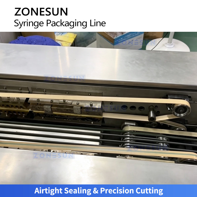 ZONESUN ZS-HYS60 Automatic Syringe Feeding and Pouch Packaging Line for Medical Use