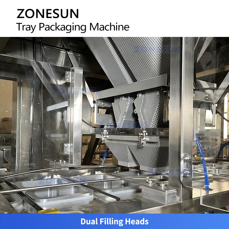ZONESUN ZS-GWF7 Automatic Weighing, Filling, and Sealing Machine for Plastic Containers