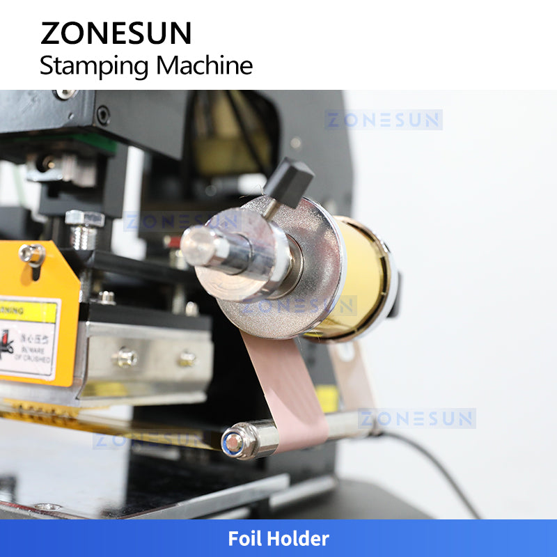 ZONESUN ZY-819K2 Hot Foil Stamping Machine for Leather, Paper, Plastic, and Wood Printing
