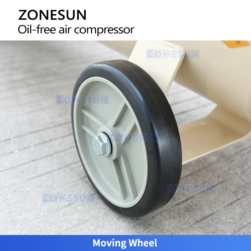 ZONESUN ZS-AC100L 100L Oil-Free Silent Air Compressor with Copper Motor