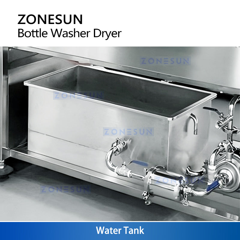 ZONESUN ZS-WB17: High-Speed Automatic Bottle Washing & Drying Machine for New & Recycled Bottles