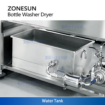 ZONESUN ZS-WB17: High-Speed Automatic Bottle Washing & Drying Machine for New & Recycled Bottles