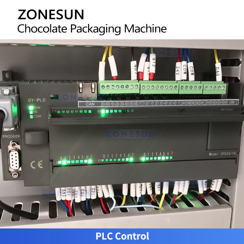 ZONESUN ZS-CWM2 Automatic Chocolate Wrapping Machine for Candy and Confectionery Packaging