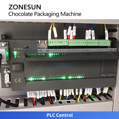 ZONESUN ZS-CWM2 Automatic Chocolate Wrapping Machine for Candy and Confectionery Packaging