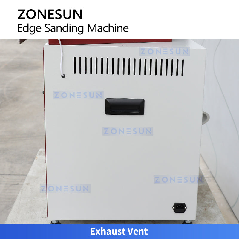 Smooth Finishing: ZONESUN ZS-V05 Variable Speed Leather Edge Sanding & Burnishing Machine