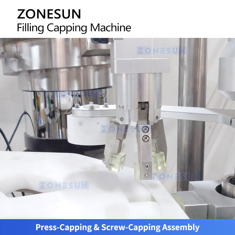 ZONESUN ZS-AFC32B Peristaltic Pump Liquid Filling and Capping Machine for Essential Oils & Eye Drops