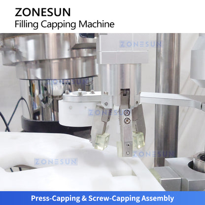 ZONESUN ZS-AFC32B Peristaltic Pump Liquid Filling and Capping Machine for Essential Oils & Eye Drops