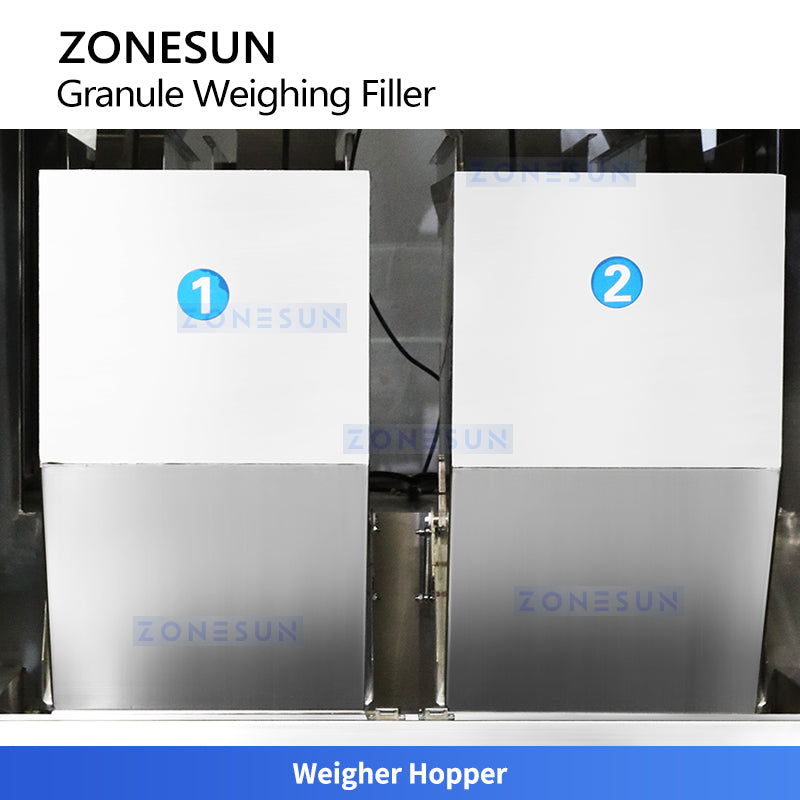 ZONESUN ZS-HG200 High-Capacity Dual-Hopper Granule Weighing and Filling Machine