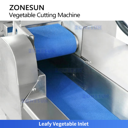 High Efficiency: ZONESUN ZS-VCM901 Multi-functional Industrial Vegetable Slicer, Dicers and Shredder
