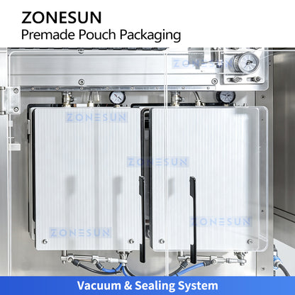 ZONESUN ZS-AFS210V Automatic Premade Pouch Feeding Vacuum Sealing Packaging Machine