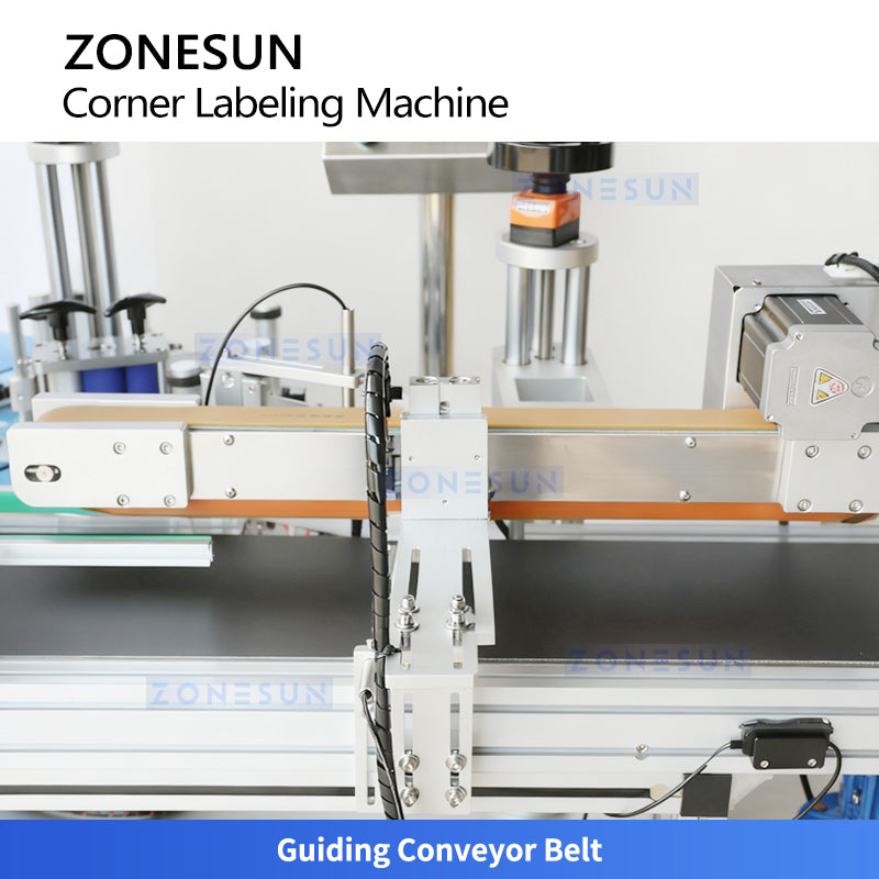 ZONESUN ZS-TB833R2 High-Speed Automatic Corner Labeling Machine for Tamper-Evident Packaging