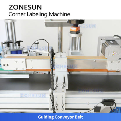 ZONESUN ZS-TB833R2 High-Speed Automatic Corner Labeling Machine for Tamper-Evident Packaging