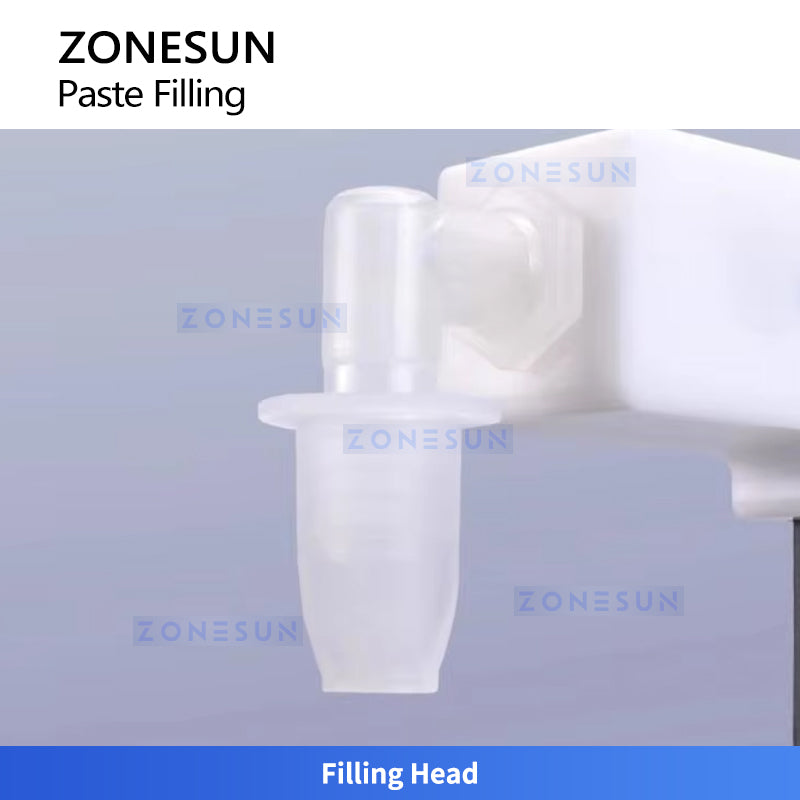 ZONESUN ZS-DTFP1 Semi Automatic Paste Filling Machine for Creams Honey and High Viscosity Liquids