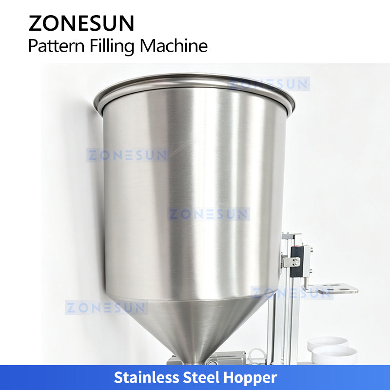 ZONESUN ZS-PGF5 Automatic Dual Head Piston Filling Machine for Cosmetic Cream Products