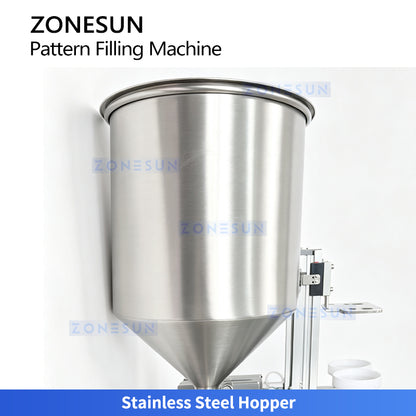 ZONESUN ZS-PGF5 Automatic Dual Head Piston Filling Machine for Cosmetic Cream Products