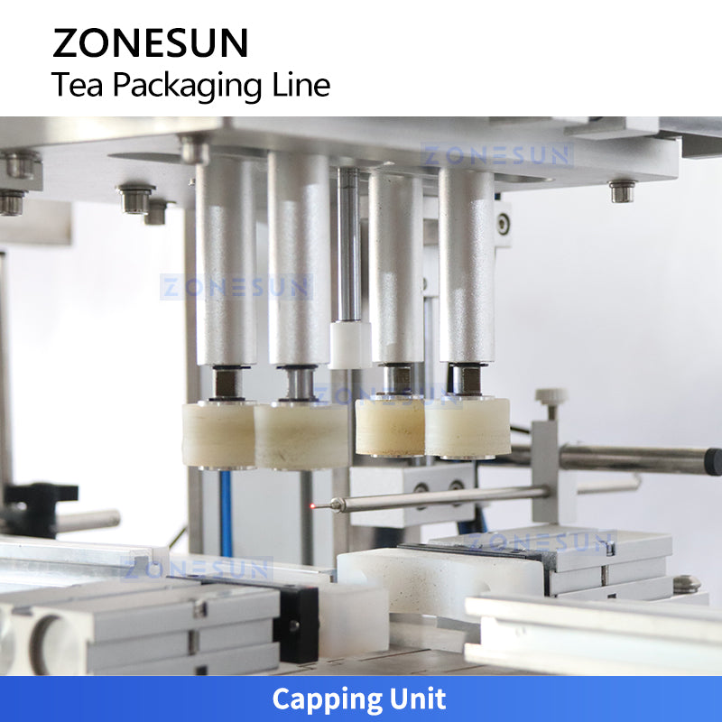 ZONESUN ZS-FAL180X15 Tea Weighing, Filling & Multi-Cap Capping Machine Production Line