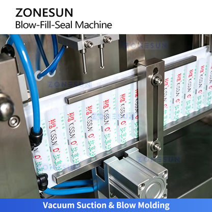 BFS Tech: ZONESUN ZS-FS25U Fully Automatic Plastic Ampoule Forming, Filling & Sealing Machine Line