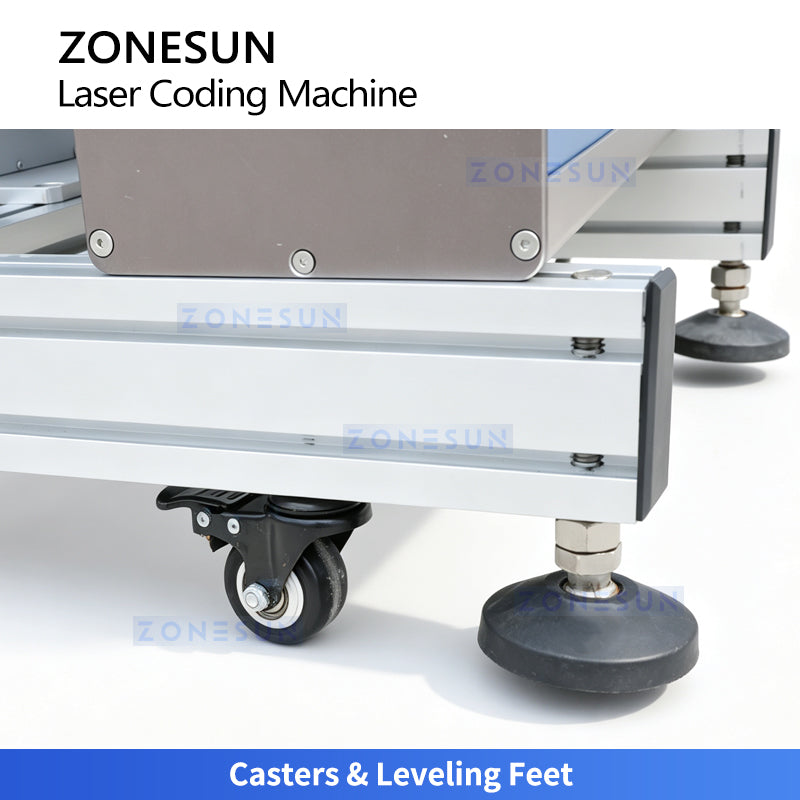 ZONESUN ZS-LM03 Infrared Laser Coding and Marking Machine for Text, Logos, Production Dates