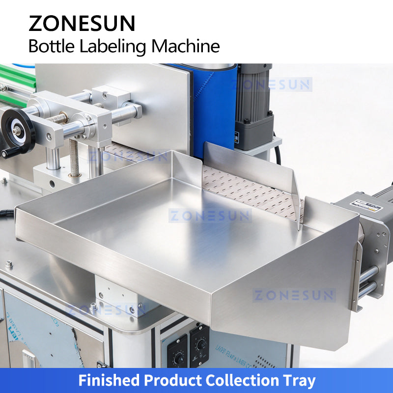 ZONESUN ZS-TB821 Automatic Round Bottle Jar Single Side Self Adhesive Sticker Labeling Machine