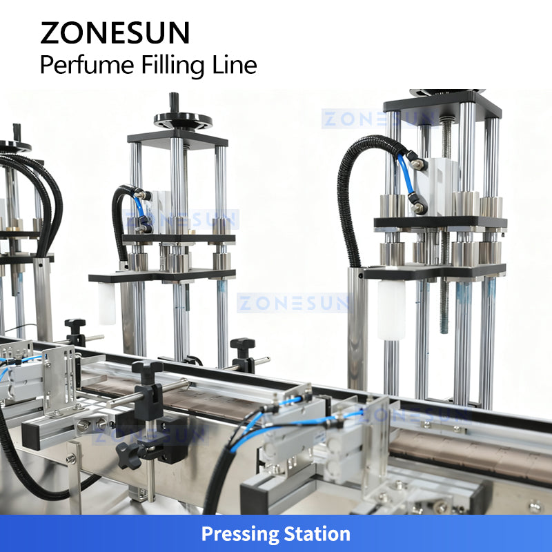 ZONESUN ZS-FAL180X11 Automatic Perfume Bottle Filling Crimping Line for Fragrance Production