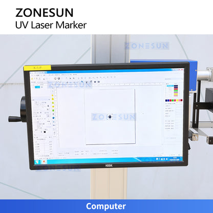 ZONESUN ZS-UVC2 UV Laser Marking Machine with Vision Guidance System
