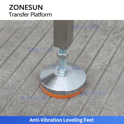 Smooth 90° Turns: ZONESUN ZS-LP10 Right-Angle Transfer Platform for Automated Production Lines