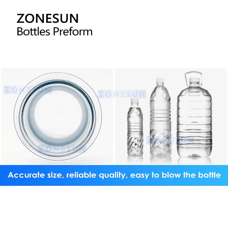 ZONESUN ZS-PCO1080 28mm PET Bottle Preforms for Blow Molding