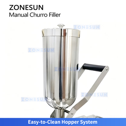 Easy Baking: ZONESUN ZS-CZI4 Manual Quantitative Pastry Injector for Donut, Churro & Puff Fillings
