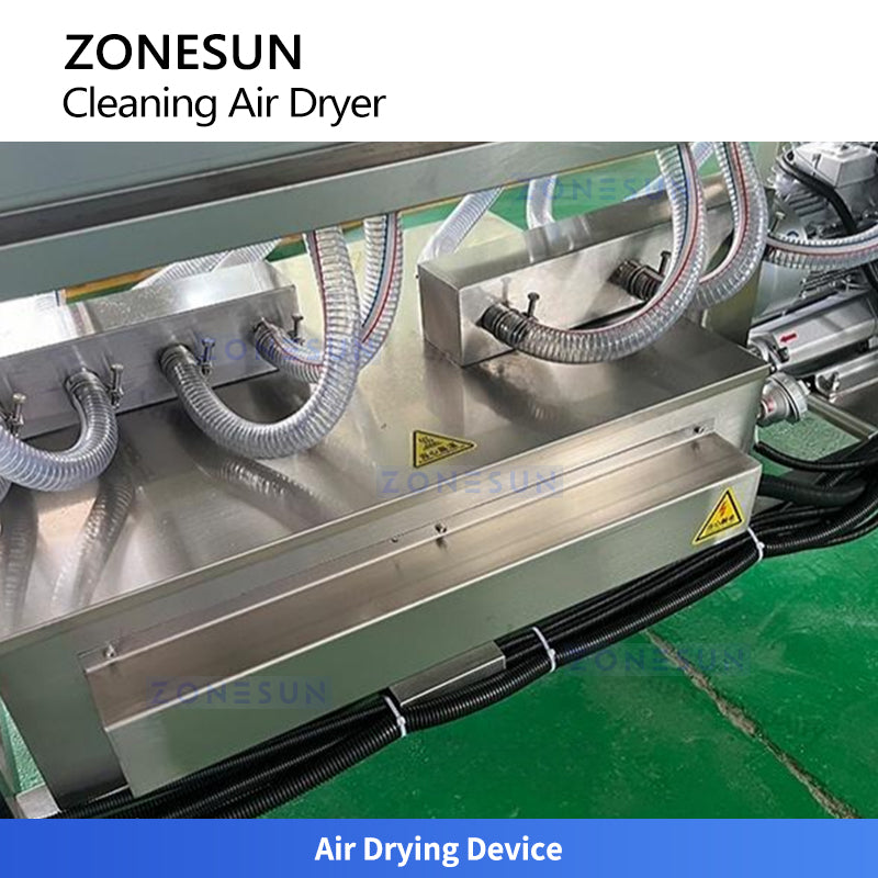 ZONESUN ZS-WB16 Automatic Bottle Washing and Drying Machine for Food Beverage and Cosmetic Container