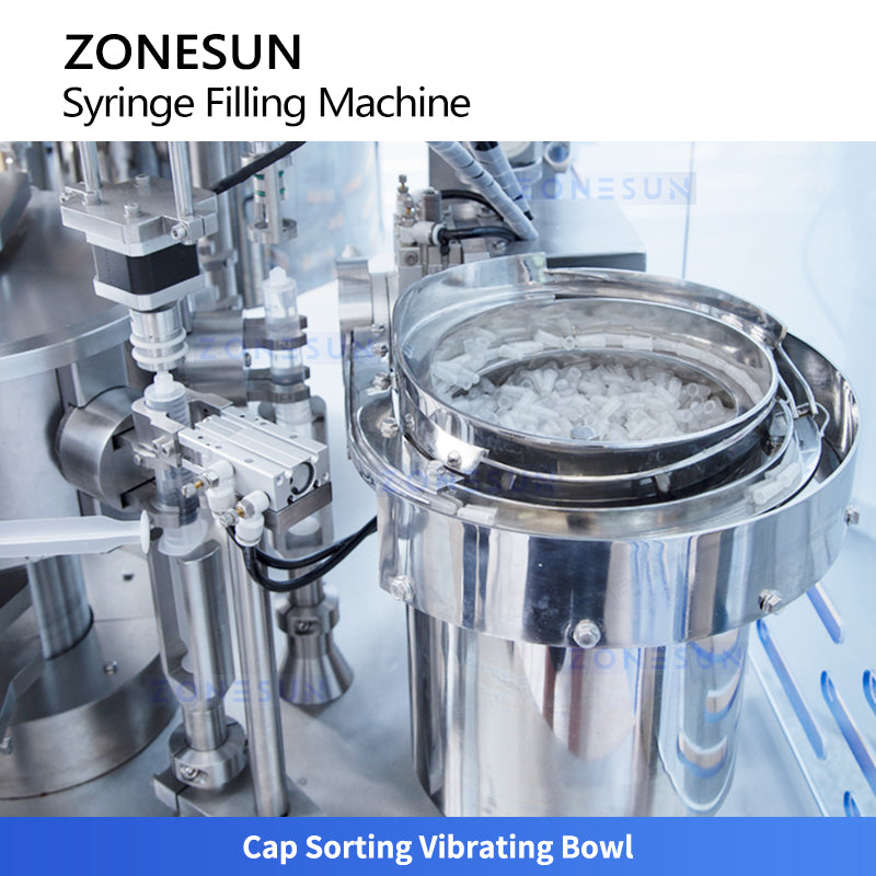 ZONESUN ZS-ZFC2 Automatic Syringe Filling and Capping Machine for Pharmaceutical Packaging