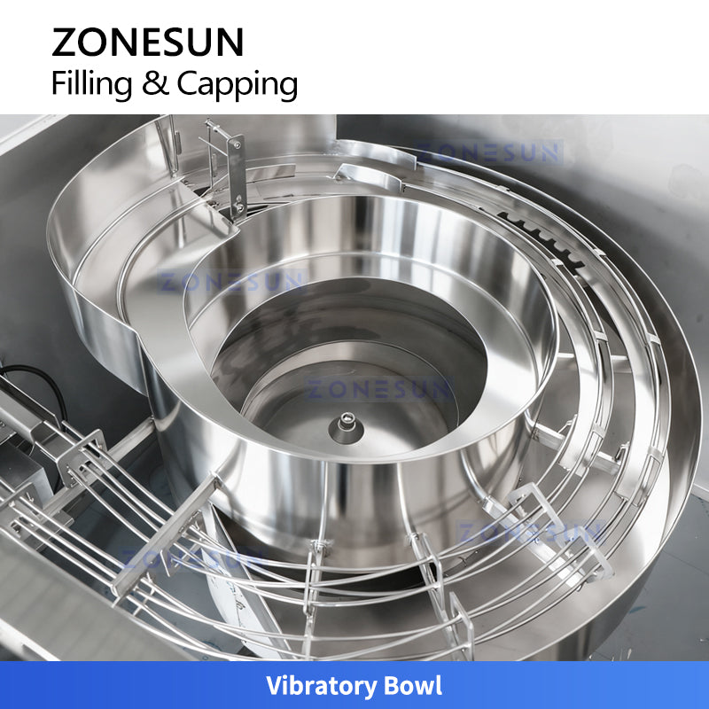 ZONESUN ZS-AFC50 High-Precision Monoblock Liquid Filling and Automatic Capping Machine