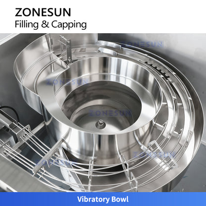 ZONESUN ZS-AFC50 High-Precision Monoblock Liquid Filling and Automatic Capping Machine