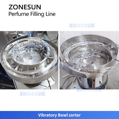 ZONESUN ZS-AFC9B Automatic Perfume Filling and Capping Machine for Cosmetics & Fragrance