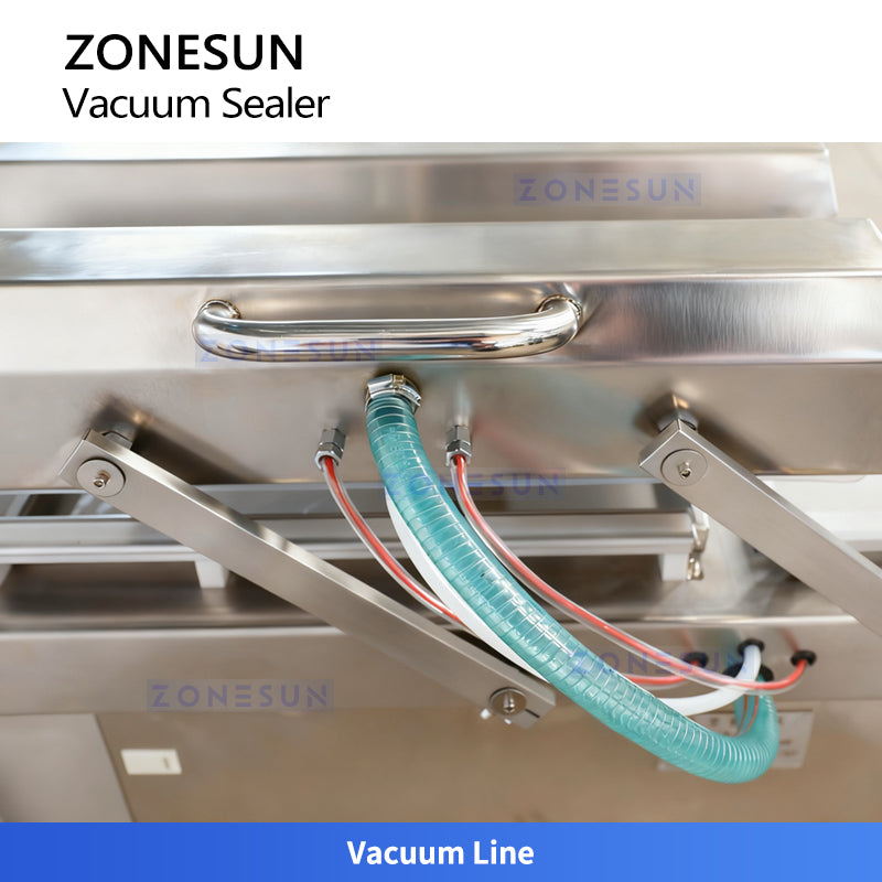 ZONESUN ZS-DZ600A Industrial Double Chamber Vacuum Packaging Machine for Food
