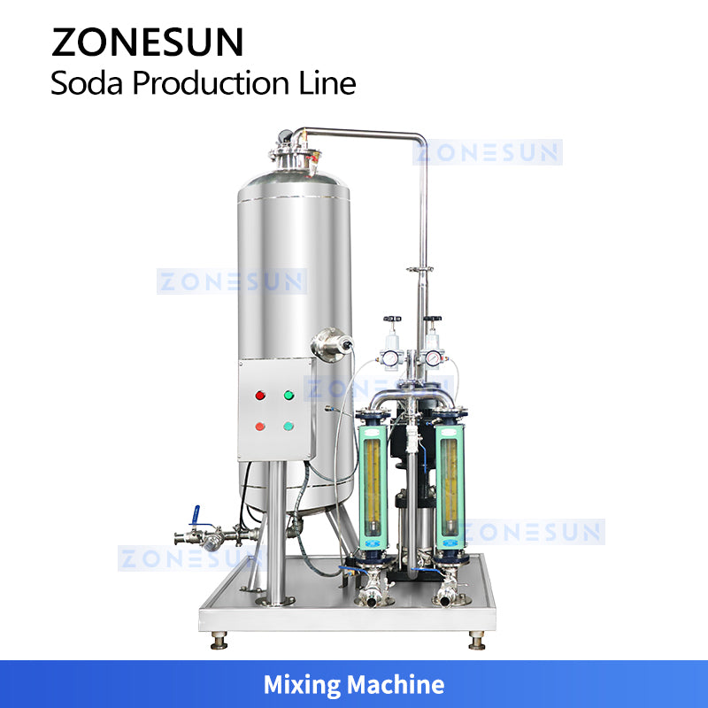 ZONESUN ZS-CDB2: Automatic Soda & Sparkling Water Production Line | Isobaric Filling Machine Demo