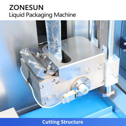 High Speed Tech: ZONESUN ZS-FS220UB Automatic Pouch Packaging Machine for Sauce, Shampoo & Juice