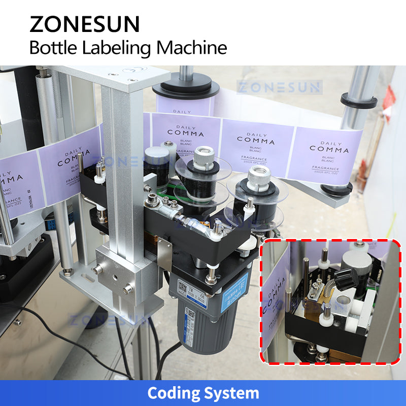 ZONESUN ZS-TB500 Double Side Round Bottle Positioning and Labeling Machine