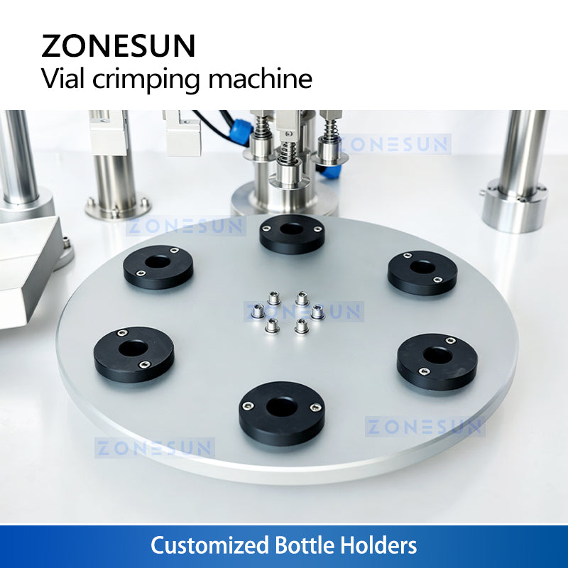 ZONESUN ZS-YG200A Semi-Automatic Vial Aluminum Cap Crimping Machine