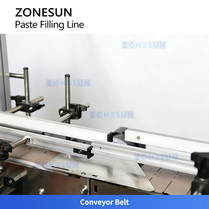 ZONESUN ZS-FAL180C8 Desktop Paste 2 Nozzles Filling Capping and Labeling Machine
